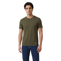 Image 7 : T-shirt Calvin Klein Jeans homme bleu azur vue profil — Delvale