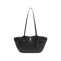 Image 1 : Sac à main Guess femme gris élégant vue principale avec dimensions 40x19x12cm — delvale