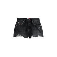 Image 3 : Vue d'ensemble short noir Tommy Hilfiger Jeans en coton bio style décontracté — Delvale