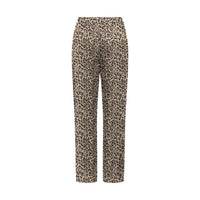 Image 2 : Pantalon large Only motif léopard, coupe ample jambes larges, détail taille haute avec lacet — Delvale