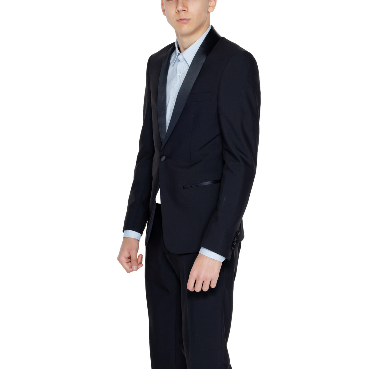 Image 5 : Vue arrière du smoking slim fit Antony Morato homme, coupe structurée et finitions soignées — Delvale