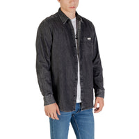 Image 3 : Calvin Klein Jeans chemise homme noire coton manches longues — Delvale
