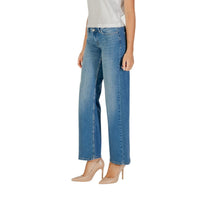 Image 3 : Vue d'ensemble du jean Only femme bleu azur coupe décontractée — Delvale