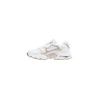 Image 3 : Baskets Guess Carrli femme blanc et doré, vue d'ensemble de la sneaker chunky sportive chic — delvale