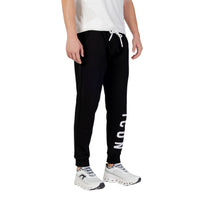 Image 3 : Pantalon Icon homme noir motif impression, vue d'ensemble — delvale