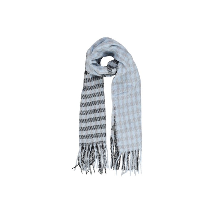 Image 1 : Écharpe Only femme bleue à motifs géométriques en polyester — delvale