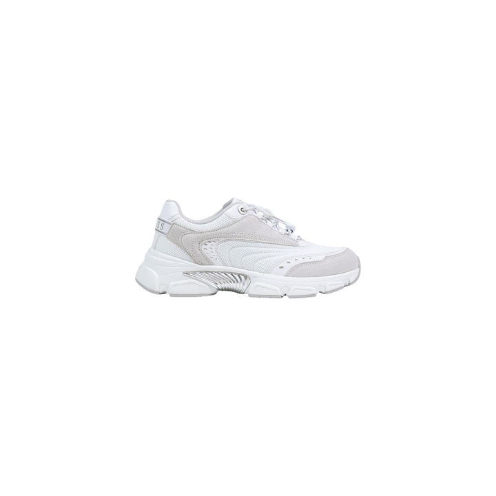 Image 1 : Baskets Guess femme blanches au design sportif chic avec fermeture à lacets — delvale