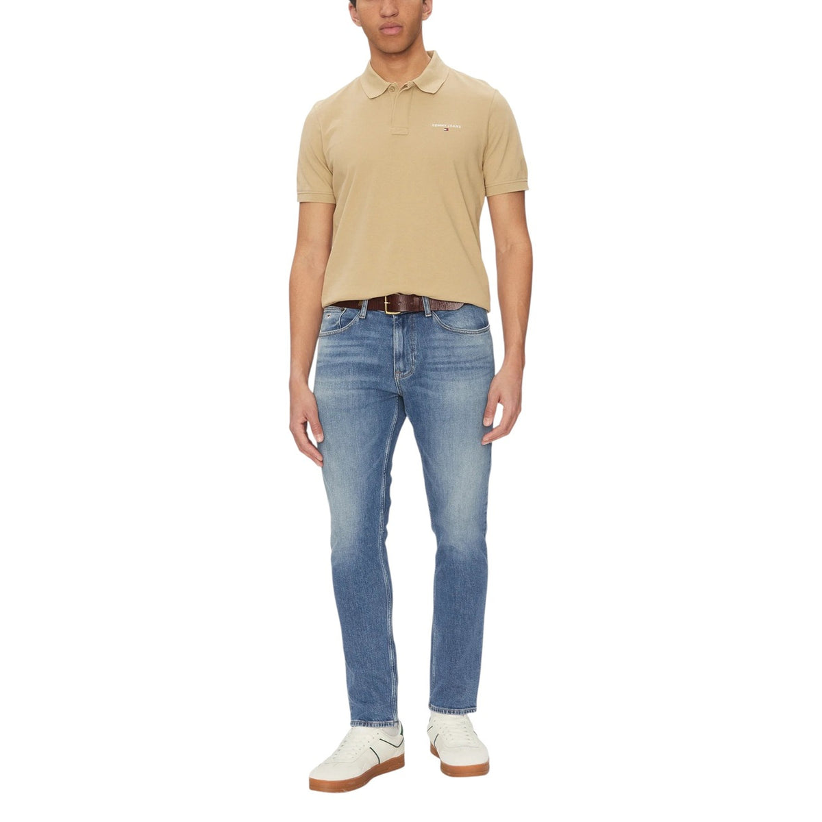 Image 3 : Jean homme Tommy Hilfiger bleu azur, vue arrière avec poches — Delvale