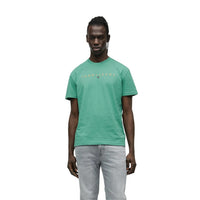 Image 1 : T-shirt Tommy Hilfiger Jeans homme vert à impression, vue de face — Delvale