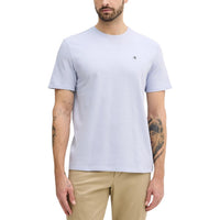 Image 1 : T-shirt Calvin Klein Jeans homme bleu azur col rond manches courtes — Delvale