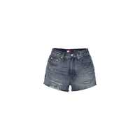 Image 2 : Détail du short bleu Tommy Hilfiger Jeans femme, poches fonctionnelles et finitions soignées — Delvale