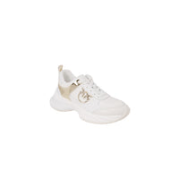 Image 2 : Baskets Pinko femme blanches en cuir, détail de la construction italienne — delvale