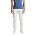 Calvin Klein Jeans Pantalon Homme Blanc Regular Coton Stretch