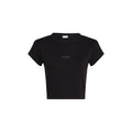 Calvin Klein Jeans T-shirt Femme Noir Manches Courtes Coupe Classique