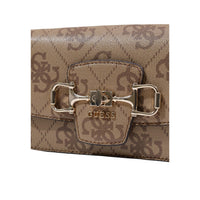 Image 3 : Sac Guess femme polyuréthane beige imprimé, détail de la bandoulière amovible — Delvale