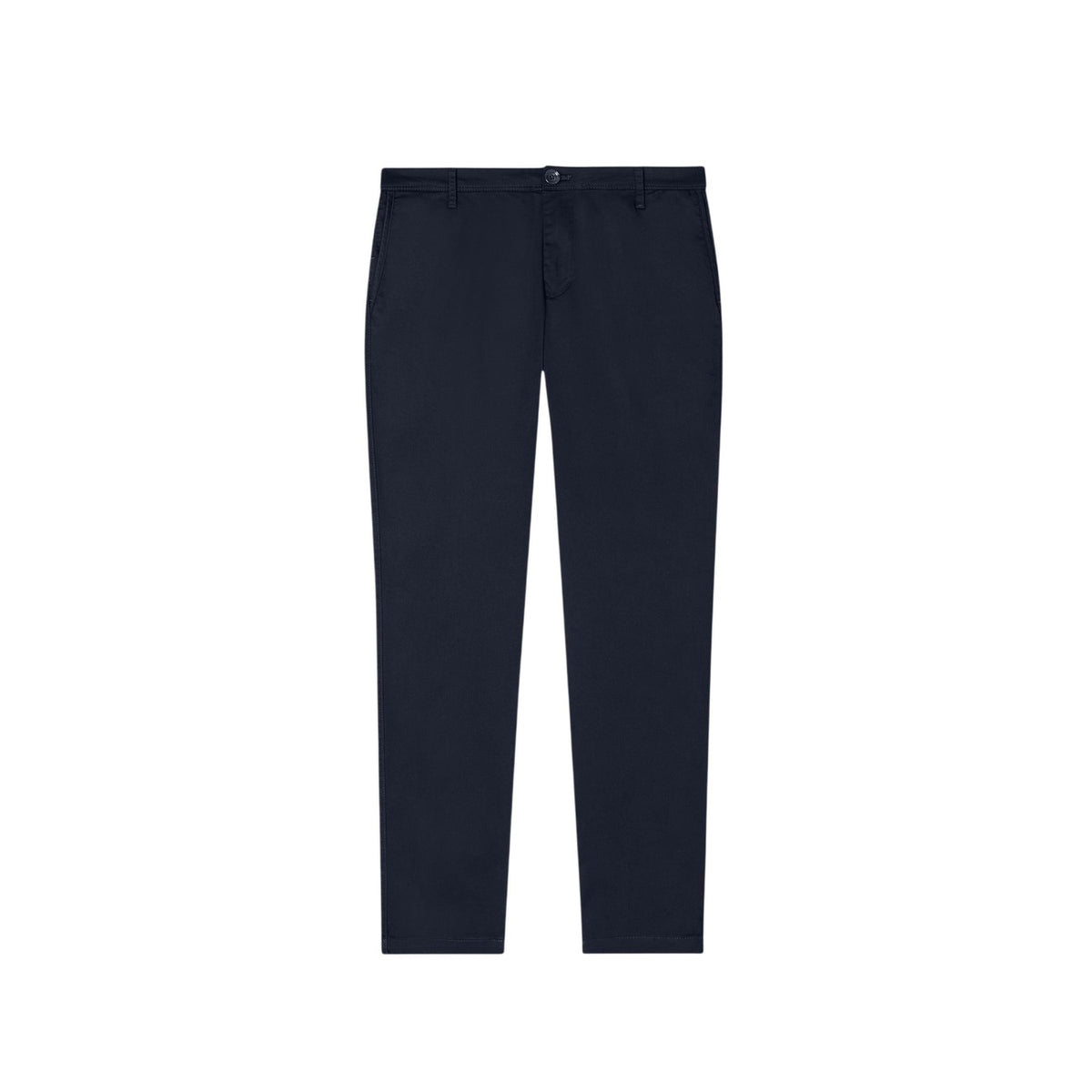 Pantalon chino Armani Exchange homme bleu marine — vue de face fond blanc — Delvale
