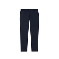 Pantalon chino Armani Exchange homme bleu marine — vue de face fond blanc — Delvale