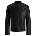 Jack & Jones Veste Zippée Homme Noir Manches Longues Poches Frontales
