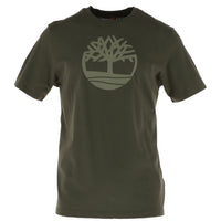 Image 6 : T-shirt Timberland homme noir, vue de dos encolure ronde et coupe classique — Delvale