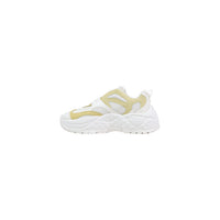 Image 3 : Baskets chunky Armani Exchange femme jaune pastel et blanc vue arrière — delvale