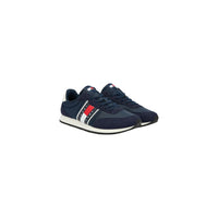 Image 3 : Profil des baskets Tommy Hilfiger Jeans homme bleues style décontracté — Delvale