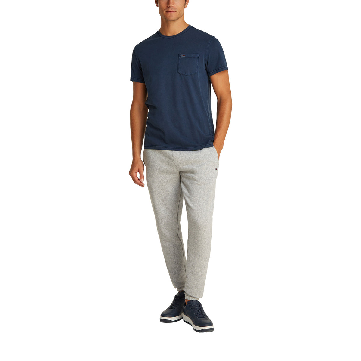Image 3 : T-shirt Tommy Hilfiger Jeans homme bleu vue d'ensemble coupe moderne — Delvale