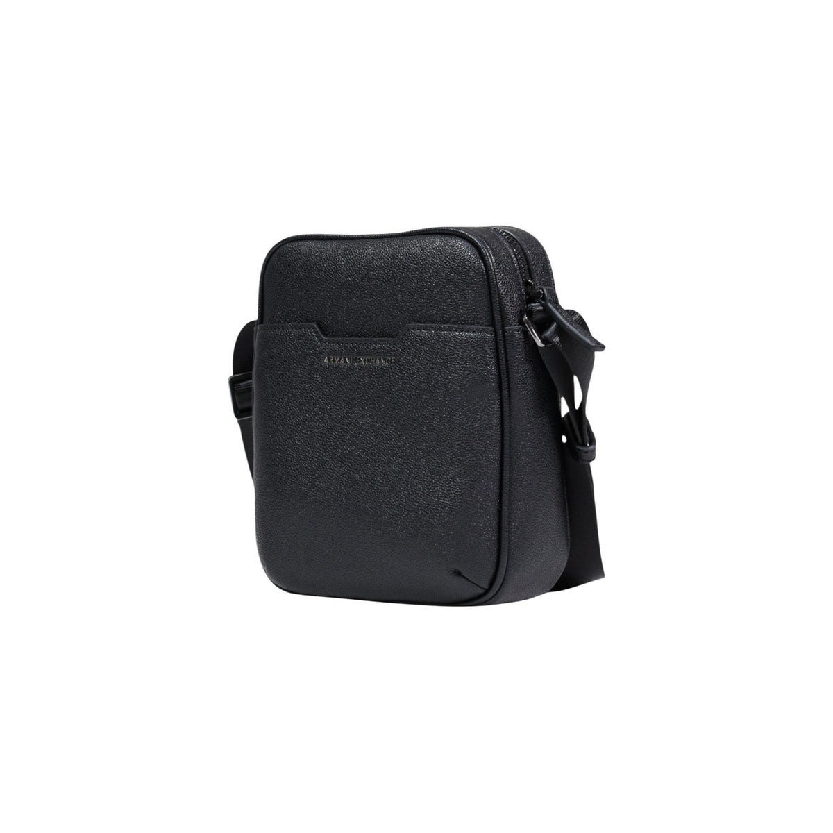 Image 3 : Vue d'ensemble sacoche homme Armani Exchange noire avec sangle tissée et anneaux métal — Delvale
