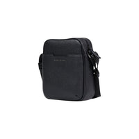 Image 3 : Vue d'ensemble sacoche homme Armani Exchange noire avec sangle tissée et anneaux métal — Delvale