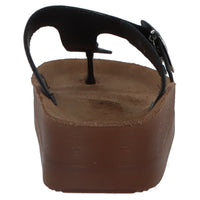 Image 3 : Tongs Carrera femme noires portées, style décontracté chic — delvale