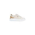 Alviero Martini Prima Classe Baskets Femme Beige à Plateforme
