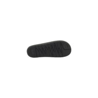 Mules Armani Exchange homme noires vue de profil — caoutchouc moulé souple