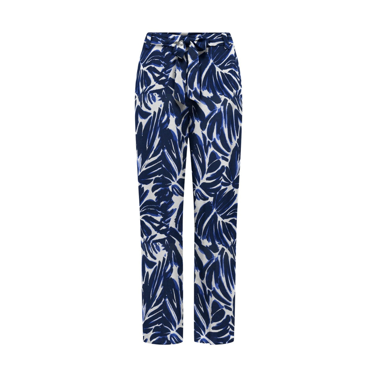 Image 6 : Pantalon palazzo Only femme imprimé léopard, matière viscose légère, vue dos — Delvale