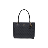 Image 1 : Sac à main Guess femme gris avec motif imprimé en polyuréthane, vue de face — delvale