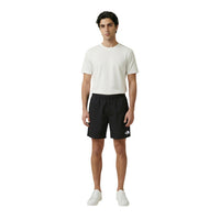 Image 2 : The North Face Short Homme Noir Nylon Technique Poches Frontales Vue de Face — Delvale