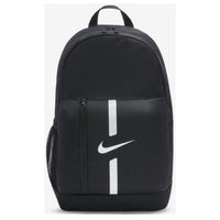 Image 5 : Nike sac à dos Academy Team noir bande verticale blanche Swoosh — vue de face — Delvale