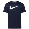 Nike T-Shirt Homme Swoosh Grande Impression Marine