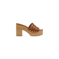 Image 1 : Sandales Guess femme marron à plateforme élégantes vue face — delvale