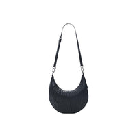 Image 3 : Vue d'ensemble sac hobo Desigual noir détails liège anse sculptée — delvale