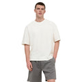Only & Sons T-shirt Homme Blanc Col Rond Manches Courtes