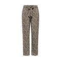 Only Pantalon Palazzo Imprimé Léopard Viscose Femme