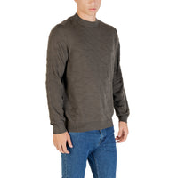 Image 3 : Pull Armani Exchange homme col rond maille jacquard, coupe droite, manches longues — Delvale