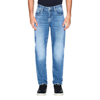 Image 1 : Jean homme bleu Armani Exchange coupe moderne avec fermeture zip — Delvale