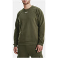 Sweat Col Rond Under Armour Homme Vert Kaki