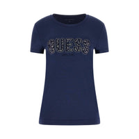 Image 4 : Coupe manches courtes du t-shirt Guess beige strass — delvale