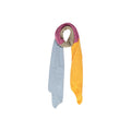 Pieces Écharpe Femme Jaune Colorée Automne-Hiver