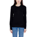 Guess Pull Femme Noir Manches Longues Coupe Moderne