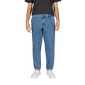 Jack & Jones Heren Jeans Blauw Katoen Ritssluiting en Knoop
