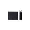 Armani Exchange Herenportemonnee Zwart Leer + Sleutelhanger