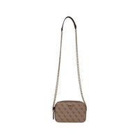 Image 1 : Sac bandoulière Guess marron femme avec fermeture éclair, vue de face — Delvale