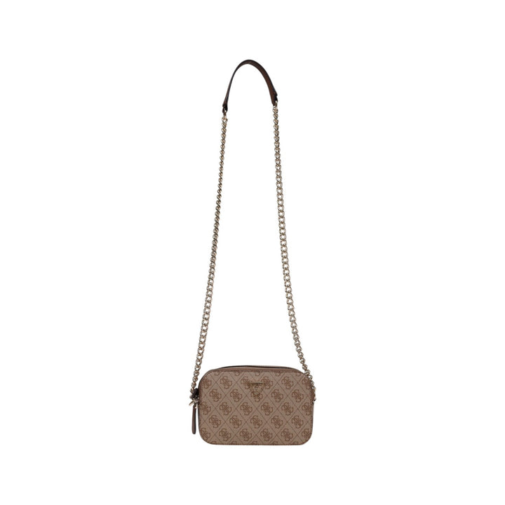 Image 1 : Sac bandoulière Guess marron femme avec fermeture éclair, vue de face — Delvale